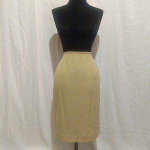 Vintage Tan Evan Picone Career Woman's Skirt Size 6